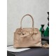 Replica di lusso Borse tote pelle Miu Miu Adventure 5BA292 Bianco Crema Imitazioni Cloni Borse tote pelle Miu Miu Adventure 5BA292 Bianco Crema firmate