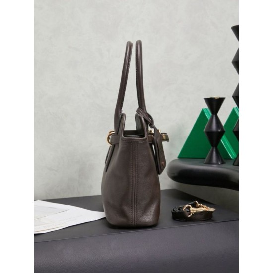 Cloni Borse tote pelle Miu Miu Adventure 5BA292 Caffè firmate