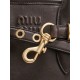 Cloni Borse tote pelle Miu Miu Adventure 5BA292 Caffè firmate