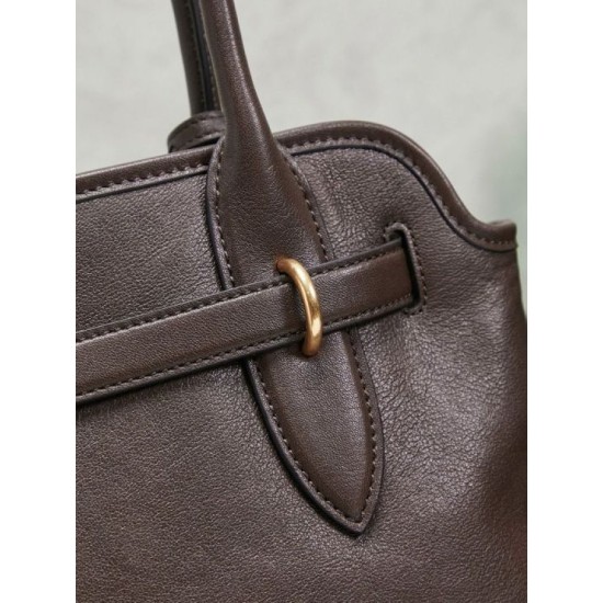 Cloni Borse tote pelle Miu Miu Adventure 5BA292 Caffè firmate