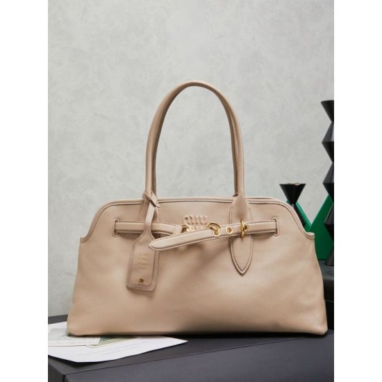 Replica di lusso Imitazioni borse griffate Tote Miumiu Adventure Nappa 5BG310 Crema Imitazioni Cloni Imitazioni borse griffate Tote Miumiu Adventure Nappa 5BG310 Crema firmate