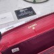 Replica Borse Dettagli perfetti Portafoglio Chanel con cerniera pelle trapuntata rosso caviale firmate