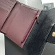 Replica di lusso Portacarte Chanel Caviar trapuntato con patta nero e dettagli oro Imitazioni Cloni Portacarte Chanel Caviar trapuntato con patta nero e dettagli oro firmate