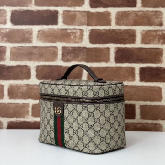 Replica di lusso Beauty case medio Gucci Ophidia 811489 Imitazioni Cloni Beauty case medio Gucci Ophidia 811489 firmate