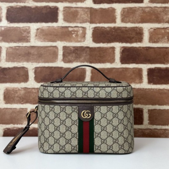 Replica di lusso Beauty case medio Gucci Ophidia 811489 Imitazioni Cloni Beauty case medio Gucci Ophidia 811489 firmate