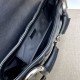 Cloni Borsa a tracolla Gucci Horsebit Chain tela GG 764255 Nero firmate