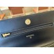 Replica di lusso Portafoglio Chanel trapuntato in caviale perlato con catena Woc Nero Imitazioni Cloni Portafoglio Chanel trapuntato in caviale perlato con catena Woc Nero firmate