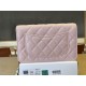 Replica di lusso Qualità da grande Portafoglio Chanel trapuntato in caviale perlato con catena Woc Rosa Imitazioni Cloni Qualità da grande replica Portafoglio Chanel trapuntato in caviale perlato con catena Woc Rosa firmate