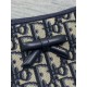 Replica di lusso Borsa 1:1 Shopping Dior piccola/grande jacquard blu Dior Oblique Imitazioni Cloni Borsa Replica Shopping Dior piccola/grande jacquard blu Dior Oblique firmate