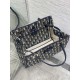 Replica di lusso Borsa 1:1 Shopping Dior piccola/grande jacquard blu Dior Oblique Imitazioni Cloni Borsa Replica Shopping Dior piccola/grande jacquard blu Dior Oblique firmate