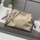 Replica di lusso Pochette con coulisse Borse Loewe Flamenco Beige Imitazioni Cloni Pochette con coulisse Borse Loewe Flamenco Beige firmate