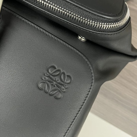 Replica di lusso Zaino Loewe Goya unisex nero Imitazioni Cloni Zaino Loewe Goya unisex nero firmate