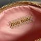 Replica di lusso Borsa hobo mini/piccolo Miu Miu Wander Matelasse Beige Imitazioni Cloni Borsa hobo mini/piccolo Miu Miu Wander Matelasse Beige firmate