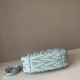 Cloni Borsa hobo mini/piccolo Miu Miu Wander Matelasse Blu firmate