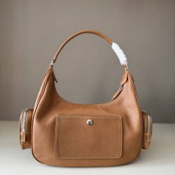 Replica di lusso Borsa a tracolla Miu Miu Pocket Nappa 5BC189 Caramello Imitazioni Cloni Borsa a tracolla Miu Miu Pocket Nappa 5BC189 Caramello firmate