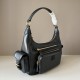 Replica di lusso Borsa a tracolla Miu Miu Pocket Nappa 5BC189 Nero Imitazioni Cloni Borsa a tracolla Miu Miu Pocket Nappa 5BC189 Nero firmate