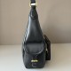Replica di lusso Borsa a tracolla Miu Miu Pocket Nappa 5BC189 Nero Imitazioni Cloni Borsa a tracolla Miu Miu Pocket Nappa 5BC189 Nero firmate