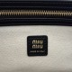 Replica di lusso Borsa a tracolla Miu Miu Pocket Nappa 5BC189 Nero Imitazioni Cloni Borsa a tracolla Miu Miu Pocket Nappa 5BC189 Nero firmate