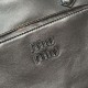 Replica di lusso Borse Imitazioni a tracolla Miu Miu Pocket con manico superiore Caffè Imitazioni Cloni Borse Imitazioni a tracolla Miu Miu Pocket con manico superiore Caffè firmate