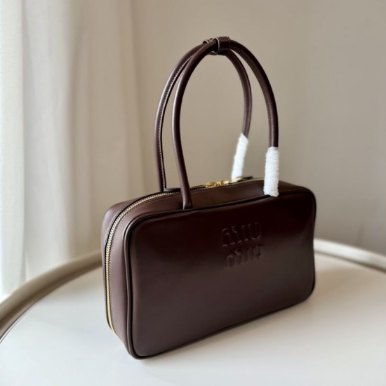 Replica di lusso Imitazioni borse griffate a mano Miu Miu Beau 5BB172 Maroon Imitazioni Cloni Imitazioni borse griffate a mano Miu Miu Beau 5BB172 Maroon firmate