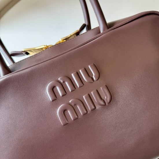 Replica di lusso Imitazioni borse griffate a mano Miu Miu Beau 5BB172 Maroon Imitazioni Cloni Imitazioni borse griffate a mano Miu Miu Beau 5BB172 Maroon firmate