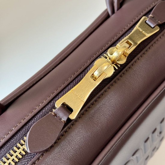 Replica di lusso Imitazioni borse griffate a mano Miu Miu Beau 5BB172 Maroon Imitazioni Cloni Imitazioni borse griffate a mano Miu Miu Beau 5BB172 Maroon firmate