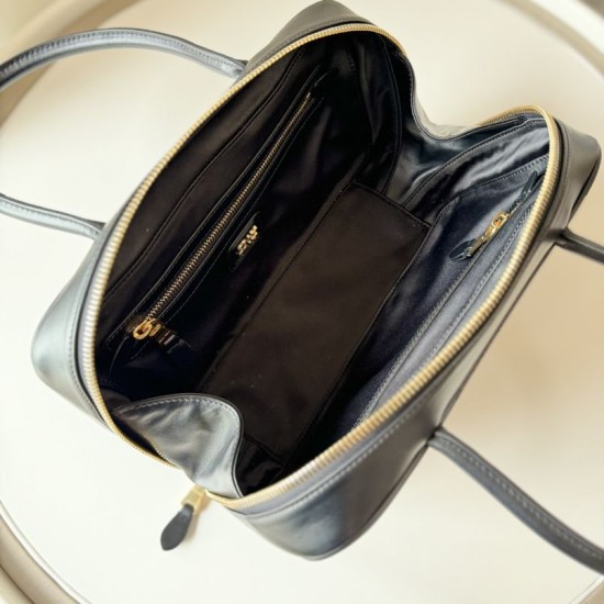 Replica di lusso Borse Imitazioni a mano Miu Miu Beau 5BB172 Nero Imitazioni Cloni Borse Imitazioni a mano Miu Miu Beau 5BB172 Nero firmate