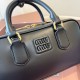 Replica di lusso Borse Alta Qualità a mano Miu Miu Arcadie 5BB142 Nero Imitazioni Cloni Borse Replica Alta Qualità a mano Miu Miu Arcadie 5BB142 Nero firmate