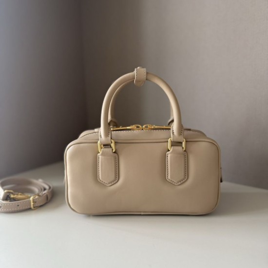 Replica di lusso Borse Firmate a mano Miu Miu Arcadie 5BB142 Beige Imitazioni Cloni Borse Firmate Replica a mano Miu Miu Arcadie 5BB142 Beige firmate