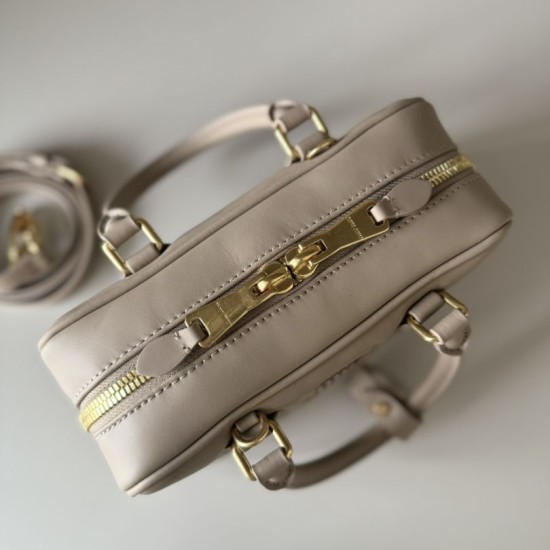 Replica di lusso Borse Firmate a mano Miu Miu Arcadie 5BB142 Beige Imitazioni Cloni Borse Firmate Replica a mano Miu Miu Arcadie 5BB142 Beige firmate