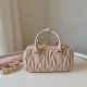 Replica di lusso Borsa a mano Miu Miu Arcadie Matelassé Nappa 5BB142 marrone Imitazioni Cloni Borsa a mano Miu Miu Arcadie Matelassé Nappa 5BB142 marrone firmate