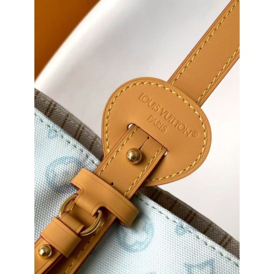 Replica di lusso Borsa tote Louis Vuitton Romance All In BB M27529 Blue Imitazioni Cloni Borsa tote Louis Vuitton Romance All In BB M27529 Blue firmate