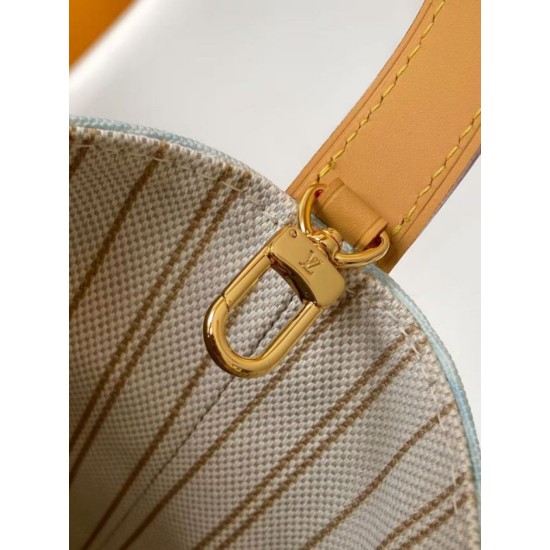 Replica di lusso Borsa tote Louis Vuitton Romance All In BB M27529 Blue Imitazioni Cloni Borsa tote Louis Vuitton Romance All In BB M27529 Blue firmate