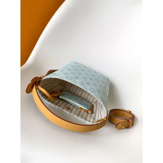 Replica di lusso Borsa tote Louis Vuitton Romance All In BB M27529 Blue Imitazioni Cloni Borsa tote Louis Vuitton Romance All In BB M27529 Blue firmate