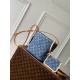 Replica di lusso Borse a secchiello in denim Louis Vuitton All In BB M28107 Imitazioni Replica Borse a secchiello in denim Louis Vuitton All In BB M28107 firmate