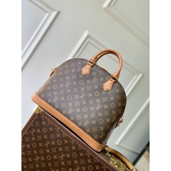 Replica di lusso Borse Louis Vuitton Alma MM Soft Celebration N30049 Imitazioni Cloni Borse Replica Louis Vuitton Alma MM Soft Celebration N30049 firmate