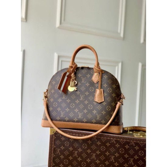 Replica di lusso Borse Louis Vuitton Alma MM Soft Celebration N30049 Imitazioni Cloni Borse Replica Louis Vuitton Alma MM Soft Celebration N30049 firmate