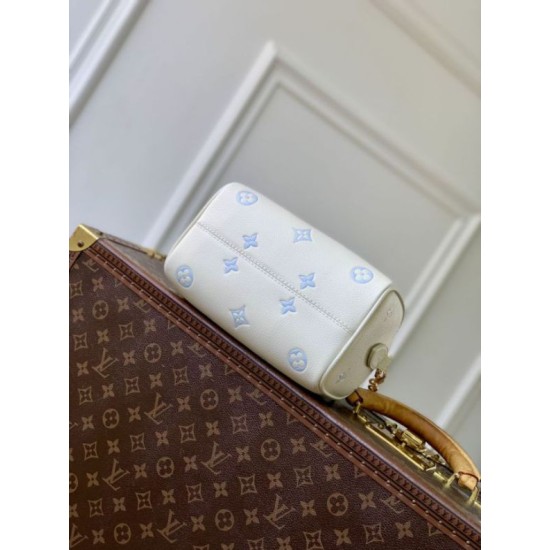 Cloni Borse Replica Louis Vuitton Speedy Bandoulière 20 M28314 blu firmate