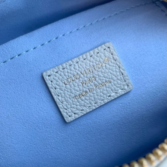 Cloni Borse Replica Louis Vuitton Speedy Bandoulière 20 M28314 blu firmate