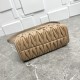 Cloni Borsa tote Miu Miu in pelle nappa trapuntata marrone firmate