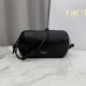 Replica di lusso Borsa a tracolla Dior Bow nera Imitazioni Cloni Borsa a tracolla Dior Bow nera firmate