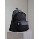 Replica di lusso Zaino YSL Saint Laurent City tela con finiture pelle nero Imitazioni Cloni Zaino YSL Saint Laurent City tela con finiture pelle nero firmate
