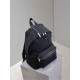 Replica di lusso Zaino YSL Saint Laurent City tela con finiture pelle nero Imitazioni Cloni Zaino YSL Saint Laurent City tela con finiture pelle nero firmate