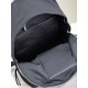 Replica di lusso Zaino YSL Saint Laurent City tela con finiture pelle nero Imitazioni Cloni Zaino YSL Saint Laurent City tela con finiture pelle nero firmate