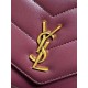 Replica di lusso Borsa a tracolla mini Loulou YSL Saint Laurent Bordeaux Imitazioni Cloni Borsa a tracolla mini Loulou YSL Saint Laurent Bordeaux firmate