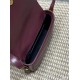 Replica di lusso Borsa a tracolla mini Loulou YSL Saint Laurent Bordeaux Imitazioni Cloni Borsa a tracolla mini Loulou YSL Saint Laurent Bordeaux firmate