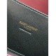 Replica di lusso Borsa a tracolla mini Loulou YSL Saint Laurent Bordeaux Imitazioni Cloni Borsa a tracolla mini Loulou YSL Saint Laurent Bordeaux firmate