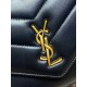 Replica di lusso Borse fedele mini Loulou YSL Saint Laurent Nero Imitazioni Cloni Borse Replica fedele mini Loulou YSL Saint Laurent Nero firmate