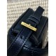 Replica di lusso Borse fedele mini Loulou YSL Saint Laurent Nero Imitazioni Cloni Borse Replica fedele mini Loulou YSL Saint Laurent Nero firmate
