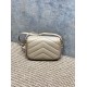 Replica di lusso Borse a tracolla mini Loulou YSL Saint Laurent Beige Imitazioni Cloni Borse Replica a tracolla mini Loulou YSL Saint Laurent Beige firmate